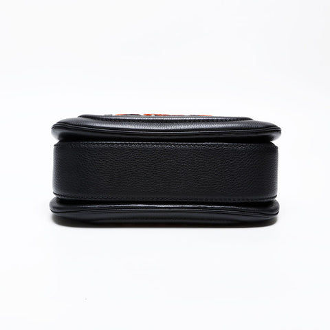 グッチ GUCCI バンブー ハラコ 2way ハンドバッグ ブラック WS20598
