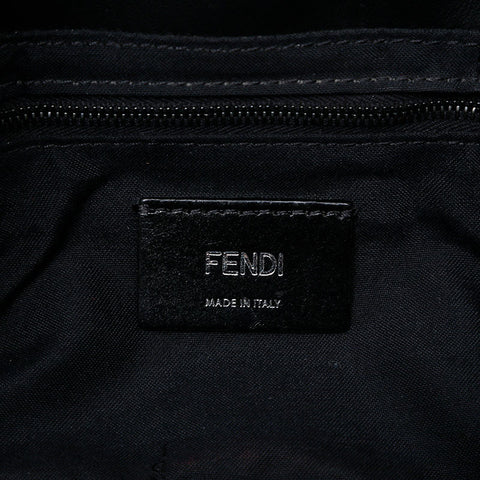 FENDI Zucca Mamma Bucket Shoulder Bag Brown WS20599