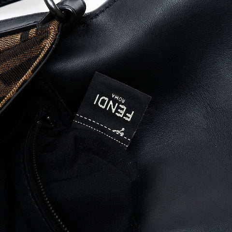 FENDI Zucca Mamma 水桶单肩包 棕色 WS20599