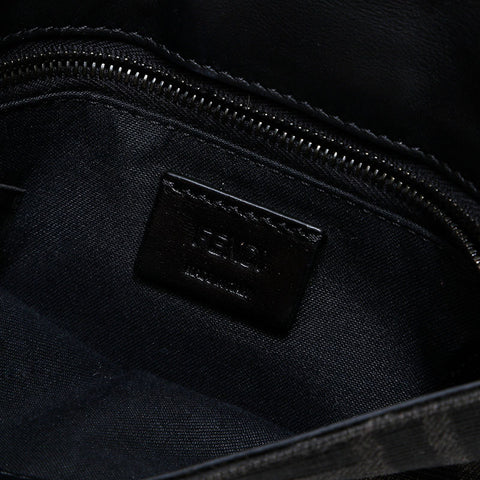FENDI Zucca Baguette 3way Belt Shoulder Bag black WS20600