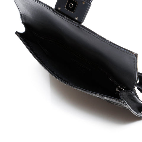 FENDI Zucca Baguette 3way Belt Shoulder Bag black WS20600