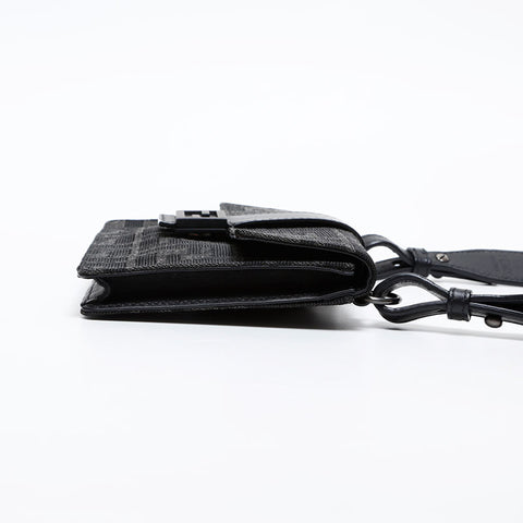 FENDI Zucca Baguette 3way Belt Shoulder Bag black WS20600