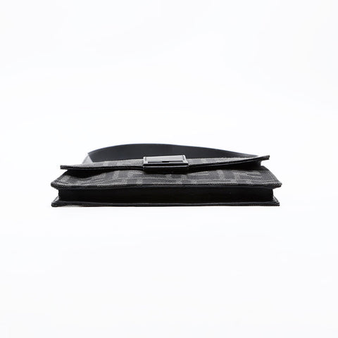 FENDI Zucca Baguette 3way Belt Shoulder Bag black WS20600