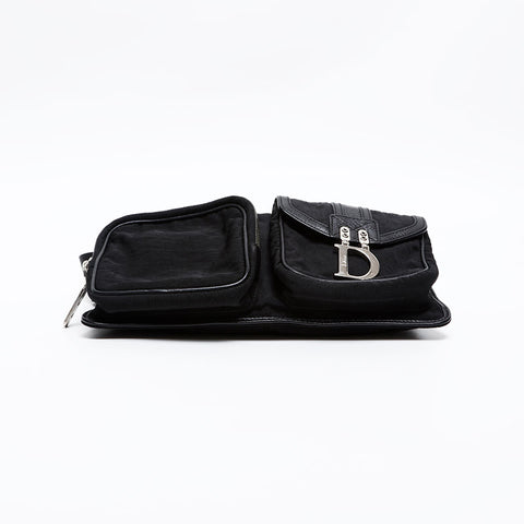 Christian Dior Nylon body bag Waist bag black WS20601