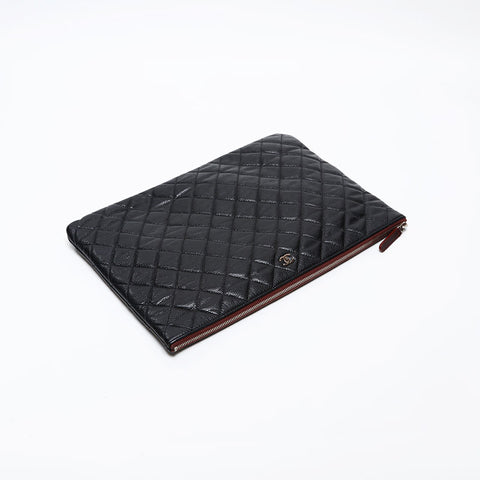 CHANEL 19th Clutch bag black WS20602