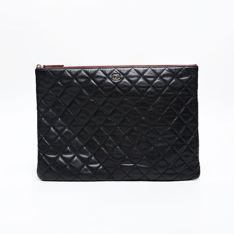 CHANEL 19th Clutch bag black WS20602