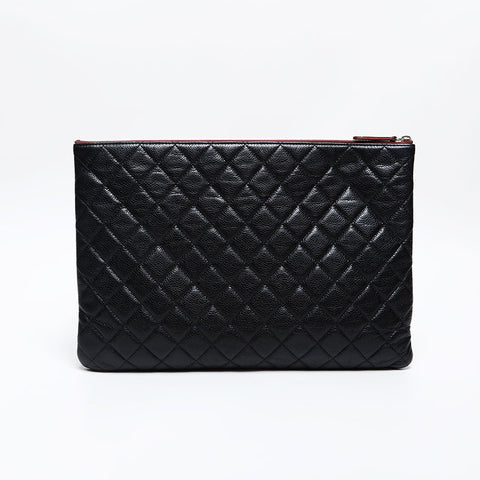 CHANEL 19th Clutch bag black WS20602