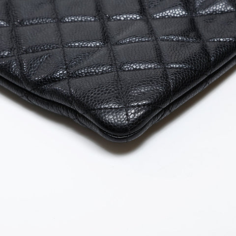 CHANEL 19th Clutch bag black WS20602