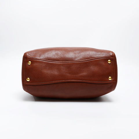 Miu Miu Vitero Phoenix 2way Handbag Brown WS20604
