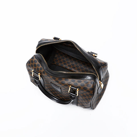 CELINE Macadam PVC Handbag black WS20606