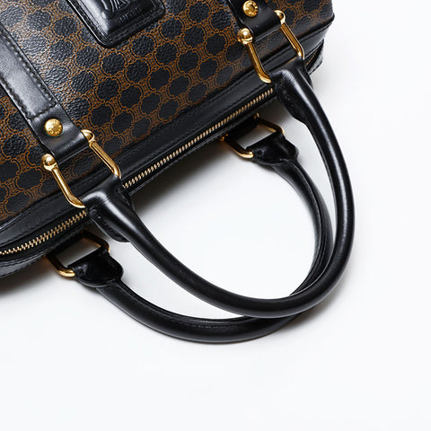 CELINE Macadam PVC Handbag black WS20606