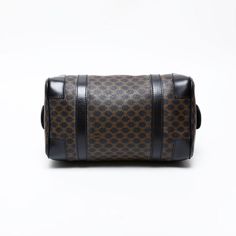 CELINE Macadam PVC Handbag black WS20606