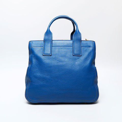 Miu Miu Leather 2way Handbag blue WS20609