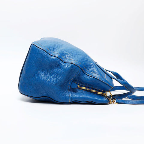 Miu Miu Leather 2way Handbag blue WS20609