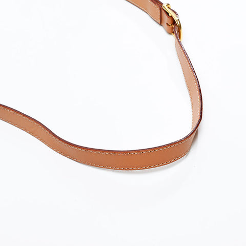 CELINE Macadam PVC Shoulder Bag Brown WS20610
