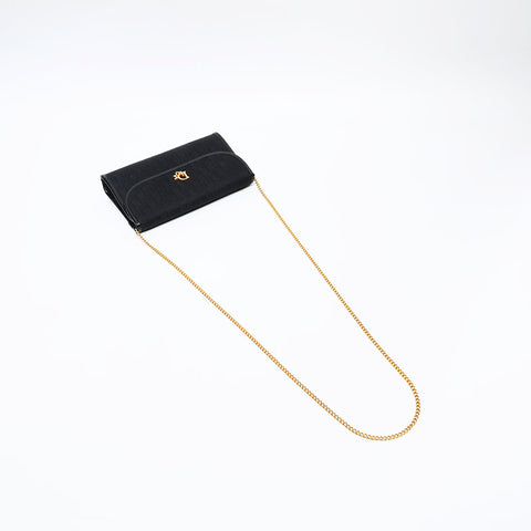 Christian Dior Trotter Chain Shoulder Bag black WS20613