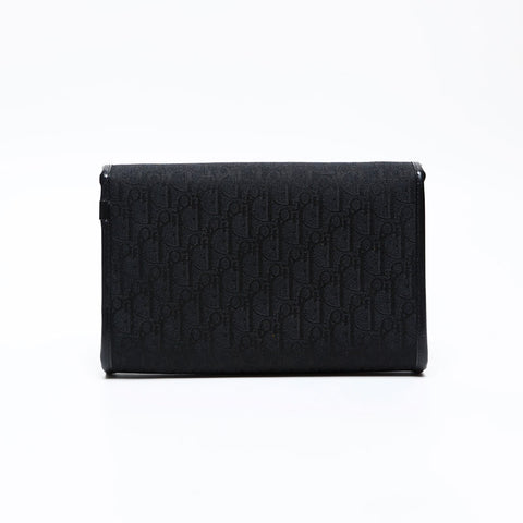 Christian Dior Trotter Chain Shoulder Bag black WS20613