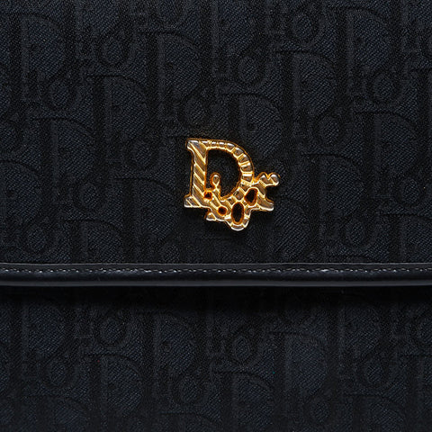 Christian Dior Trotter Chain Shoulder Bag black WS20613