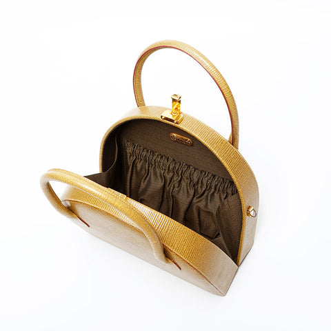 FENDI Leather 2way Handbag yellow WS20614
