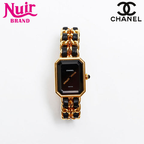 CHANEL Premiere S size Watches black WS20616