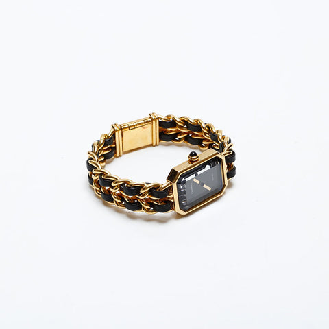 CHANEL Premiere S size Watches black WS20616