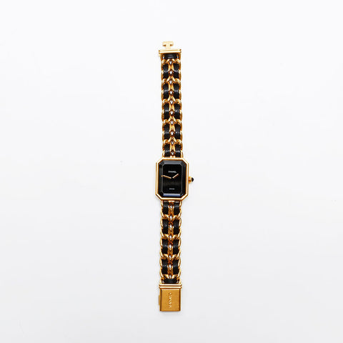CHANEL Premiere S size Watches black WS20617