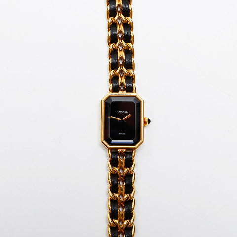 CHANEL Premiere S size Watches black WS20617