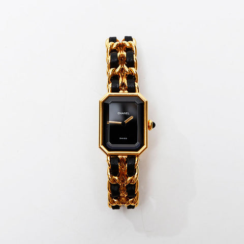 CHANEL Premiere S size Watches black WS20617