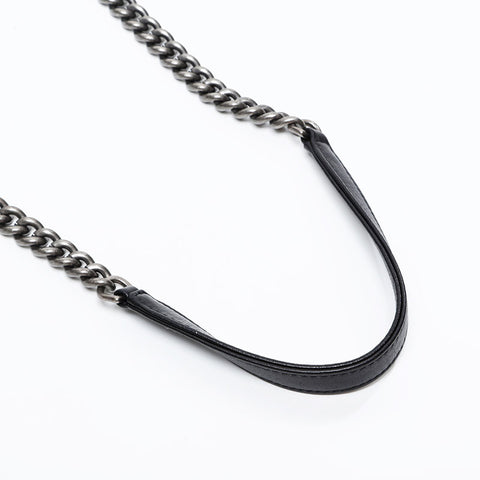 CHANEL 28e série 2019 Gunmetal Chain COCO sac à bandoulière en relief noir WS20619