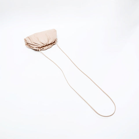 BOTTEGAVENETA Leather Mini Pouch Shoulder Bag beige WS20626