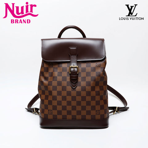 LOUIS VUITTON 2004 Damier Soho Backpack Â· Daypack Brown WS20629