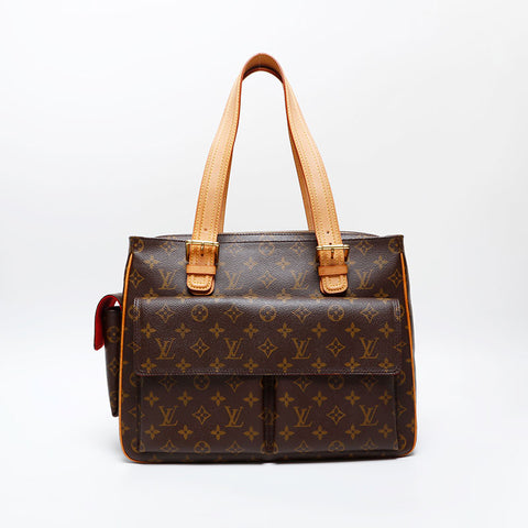 LOUIS VUITTON 2003 Monogram Multiplicite Shoulder Bag Brown WS20630
