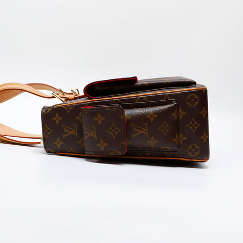 LOUIS VUITTON 2003 Monogram Multiplicite Shoulder Bag Brown WS20630