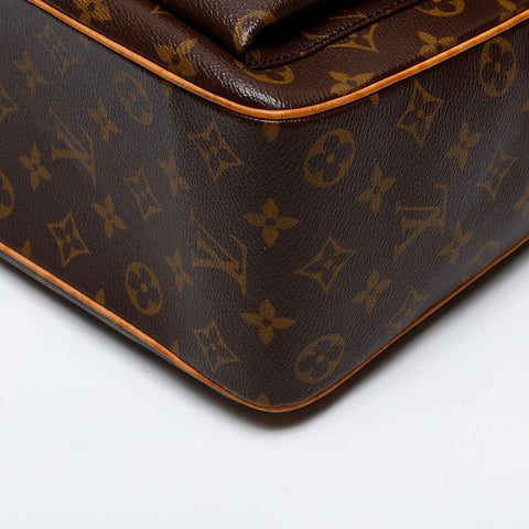 LOUIS VUITTON 2003 Monogram Multiplicite Shoulder Bag Brown WS20630