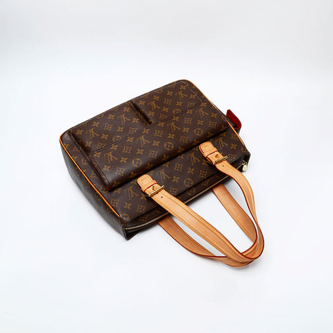 LOUIS VUITTON 2003 Monogram Multiplicite Shoulder Bag Brown WS20630