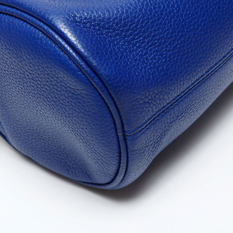 Christian Dior Leather Homme ATELIER Shoulder Bag blue WS20633