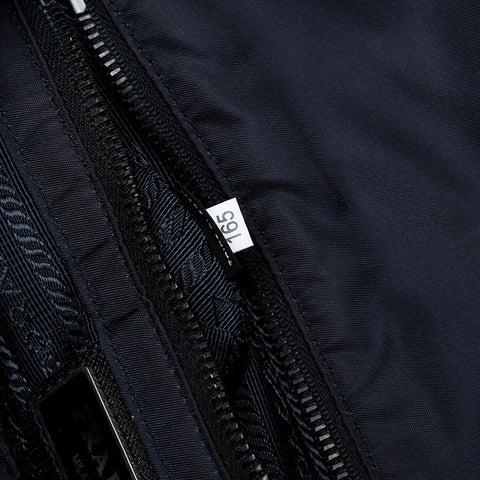 PRADA Quilted nylon triangle logo Shoulder Bag black WS20634