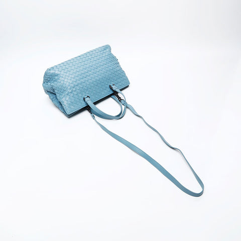 BOTTEGAVENETA *** ROME *** Shoulder Bag blue WS20636