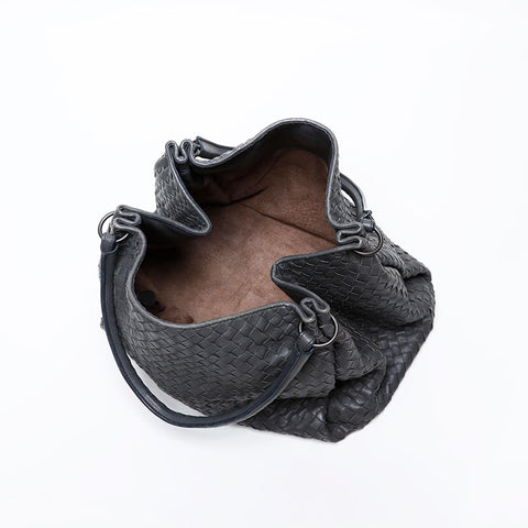 BOTTEGAVENETA INTRECCIATO Shoulder Bag gray WS20638