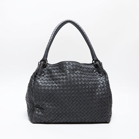 BOTTEGAVENETA INTRECCIATO Shoulder Bag gray WS20638