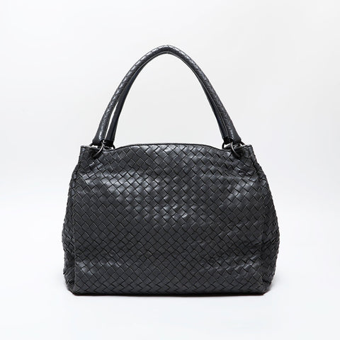 BOTTEGAVENETA INTRECCIATO Shoulder Bag gray WS20638