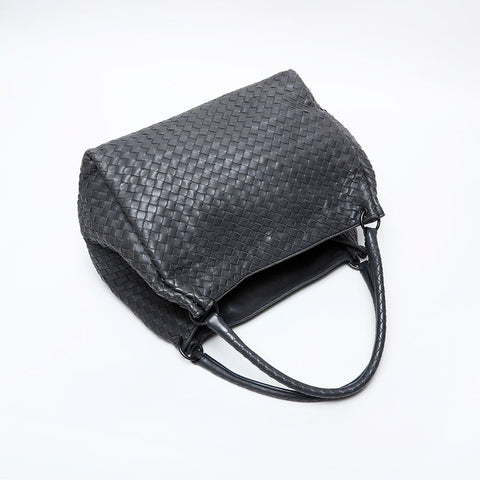 BOTTEGAVENETA INTRECCIATO Shoulder Bag gray WS20638