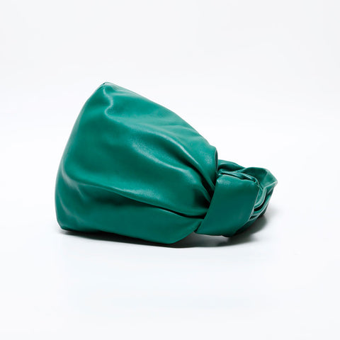 BOTTEGAVENETA Leather Double Knot Handbag green WS20639
