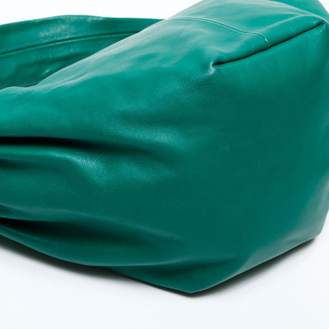 BOTTEGAVENETA Leather Double Knot Handbag green WS20639