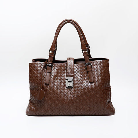BOTTEGAVENETA *** ROME *** Handbag Brown WS20640