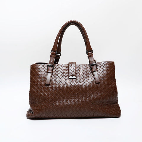 BOTTEGAVENETA *** ROME *** Handbag Brown WS20640