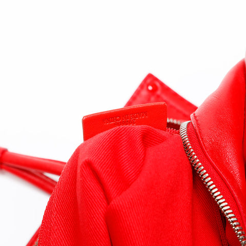 LOEWE logo leather Shoulder Bag Red WS20644