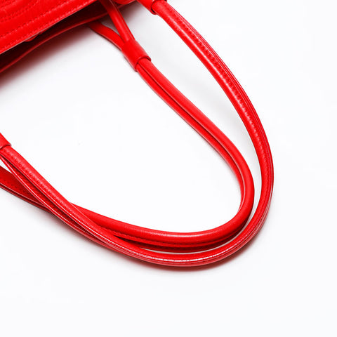 LOEWE logo leather Shoulder Bag Red WS20644