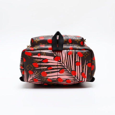 LOUIS VUITTON Monogram Jungle Dot Palm Springs PM 2016 Backpack Daypack Brown WS20646