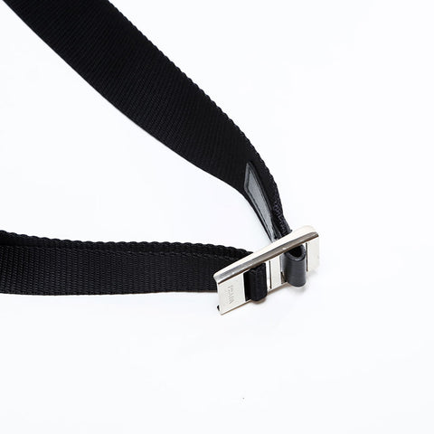 PRADA Nylon triangle logo Backpack Â· Daypack black WS20648